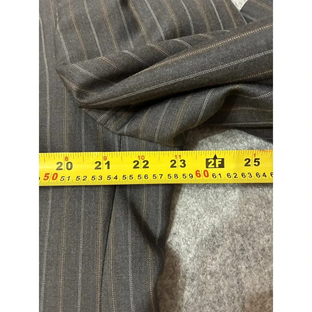Lauren Polo Ralph Lauren 46S Gray Pinstripe 100% Wool Blazer Sport Coat Jacket